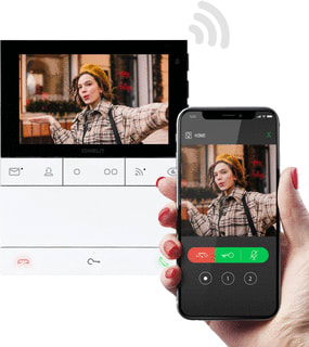 Comelit - Binnentelefoon deurcommunicatie Logos Wifi Mntr Hndsfr 5"