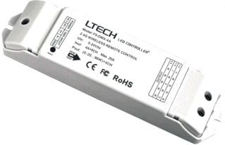 Ltech - Controller verlichtingsarmaturen receiver rf 5x4a cv