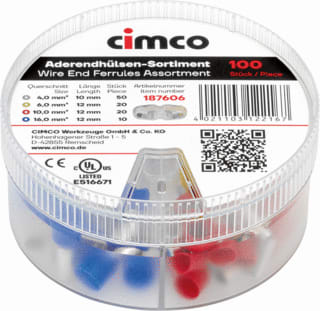 Cimco - Assortimentsdoos verbindingsmat. 187606