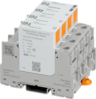 Phoenix Contact - Netoverspanningsbeveiliging val-spp-t2-275-3+1-ut