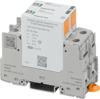 Phoenix Contact - Netoverspanningsbeveiliging val-spp-t2-335-1+1-ut
