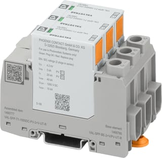 Phoenix Contact - Netoverspanningsbeveiliging spp-t1-1000dc-pv-2+v-ut-r
