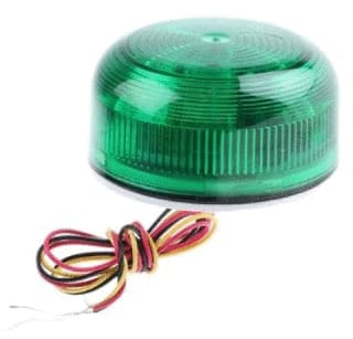 KLAXON - Signaleringslamp flshgrd beac dc blu lens