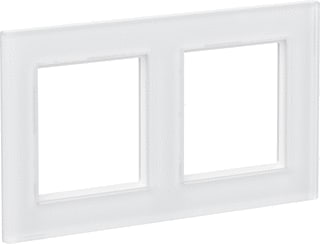 Homematic IP - Afdekraam schakelmateriaal Gf2 Glasframe 2-Voud