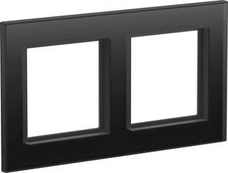 Homematic IP - Afdekraam schakelmateriaal Gf2-A Glasframe 2V Zw