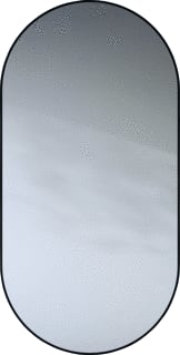 Looox - Black Line Spiegel Spiegl Black Ov 50X100