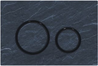 Geberit - Sigma50 Bedieningsplaat spoelsysteem Bed Pan Rnd Zw/St