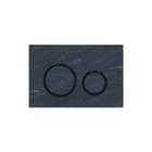 Geberit - Sigma50 Bedieningsplaat spoelsysteem Bed Pan Rnd Zw/St