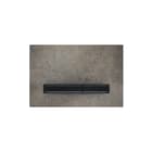 Geberit - Sigma50 Bedieningsplaat spoelsysteem Bed Pan Sq Zw/Bet