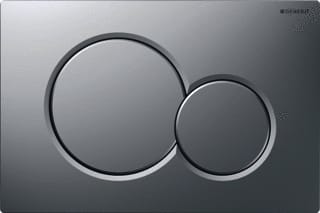 Geberit - Sigma01 Bedieningsplaat spoelsysteem Bed Pan Rnd Mchr