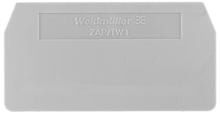 Weidmüller - ZAP/TW Eindplaat rijgklem Afslpl Zap/Tw1