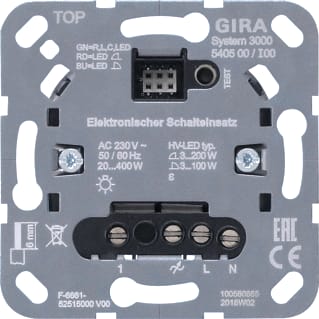 Gira - Systeem 3000 Elektronische schakelaar (compleet) S3000 Basiselem