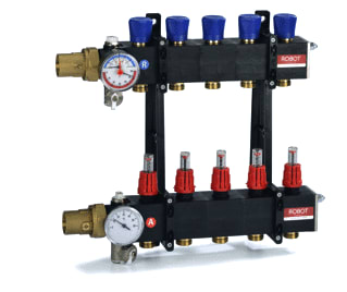 Robot Vloerverwarming - LTC Verdeler voor hydronische circuits Comp Verd 11Gr+Kogkr 1 Bi