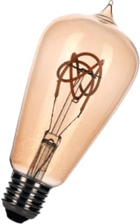 Bailey - LED-lamp Spiraled St64 E27 Gold