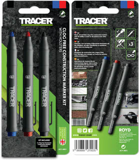 Amwit - Merkstift/-krijt Trac Markset Acf-Mk3 Z/B/R