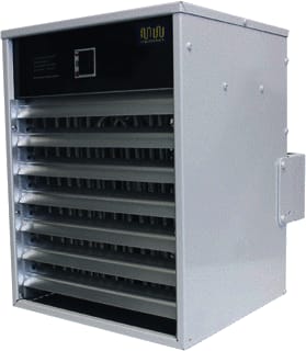 Masterwatt - AIRBOOSTER Elektrische luchtverhitter hangend Elekt Luchtverw 3Kw+Therm