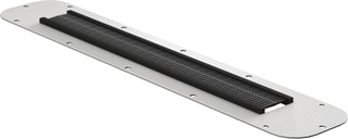 Rittal - Invoerplaat sparing kast/lessenaar Ax 3Dlg Wartlpl+Brstlstrp