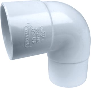 Wavin - Fitting met 2 aansluitingen Fitt2 L-Bocht 40