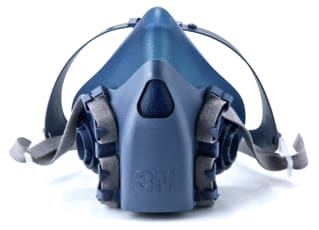 3M - 7500-Serie Halfgelaatsmasker Gas- en dampmasker 7503 Hrbrkbr Mskr Slcnrbbr