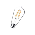Tungsram - LED-lamp tun fil st64 7w 827 b22d cl