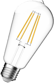 Tungsram - LED-lamp tun fil 10w 827 e27 cl