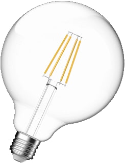 Tungsram - LED-lamp tun fil g120 10w 827 e27