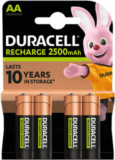 Duracell - Oplaadbaar Batterij, oplaadbaar Rcr Ultra 2500Mah Aa Br4