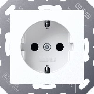 Jung - A RANGE Wandcontactdoos (WCD schakelmat.) Wcd A1520Nbfwwm