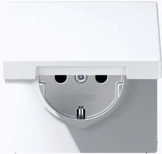 Jung - LS RANGE Wandcontactdoos (WCD schakelmat.) Wcd Ls1520Nbfklwwm