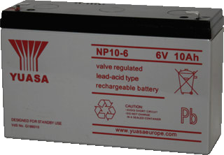 Yuasa - NP Accu (lood) 6V-Ldaccu Np10-6