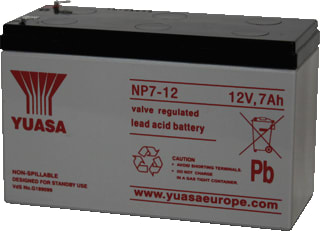 Yuasa - NP Accu (lood) 12V-Ldaccu Np7-12 Ds8