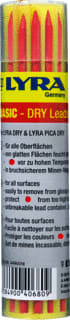 Lyra - Merkstift/-krijt Dry Stiftjes Rood 12