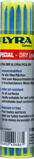 Lyra - Merkstift/-krijt Dry Stiftjes Blauw 12