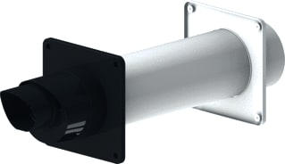 Burgerhout - Rookgasmuurdoorvoer Muurdoorvoer Pp100/150 Zw