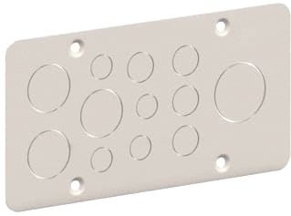 ABB - ComfortLine CZF Invoerplaat sparing kast/lessenaar Flenspl Gesloten Cf Line