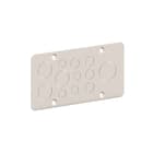 ABB - ComfortLine CZF Invoerplaat sparing kast/lessenaar Flenspl Gesloten Cf Line