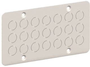 ABB - ComfortLine CZF Invoerplaat sparing kast/lessenaar Flenspl Gesloten Cf Line
