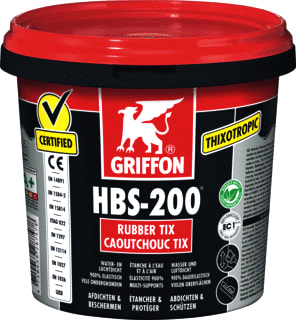 Griffon - Liquid Rubber HBS-200 Afdichtingsmiddel Rubber Tix Pot 1L