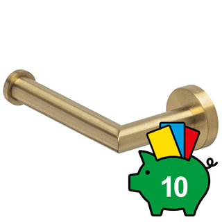 Geesa - Nemox Brushed gold Closetrolhouder Nemox Toilethdr Geb Goud
