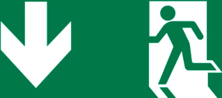 Etap - K1R Pictogram noodverlichting Picto Noodverl K1Rhl0E