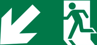 Etap - K1R Pictogram noodverlichting Picto Noodverl K1Rhl4E