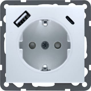 Honeywell Peha - Overige elektr. elemntn schakelmat. D 6511.02 Si Usb Ca