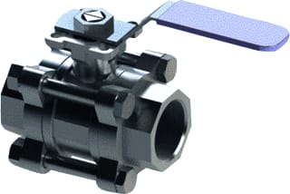 VTB valves - S13D Kogelafsluiter Kogelkraan 1.1/4 Pn63