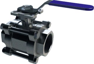 VTB valves - S13D Kogelafsluiter kogelkraan 2 pn63