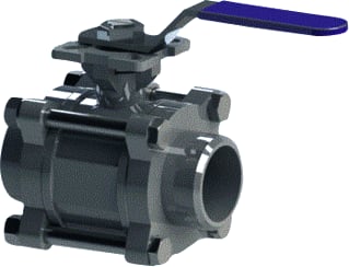 VTB valves - S13D Kogelafsluiter kogelkraan dn50 bw pn63
