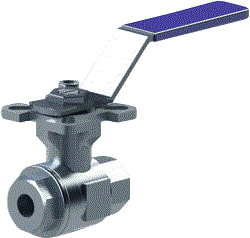 VTB valves - S02D Kogelafsluiter kogelkraan 3 pn63