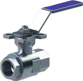 VTB valves - S02D Kogelafsluiter Kogelkraan 1/2 Pn63