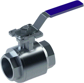 VTB valves - S02D Kogelafsluiter Kogelkraan 1.1/2 Pn63