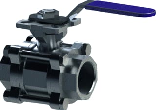 VTB valves - S13D Kogelafsluiter kogelkraan 1.1/2 pn63 tfm
