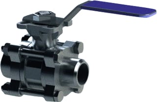VTB valves - S13D Kogelafsluiter kogelkrn dn25 bw pn63 tfm